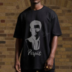 Perfect - Minimalist Portrait Sketch with Sunglasses Confidence Statement Artwork