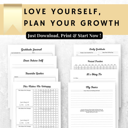 Self Care Planner Bundle