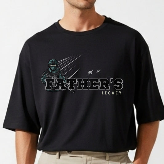 Father's Legacy - Military Tribute Statement Artwork