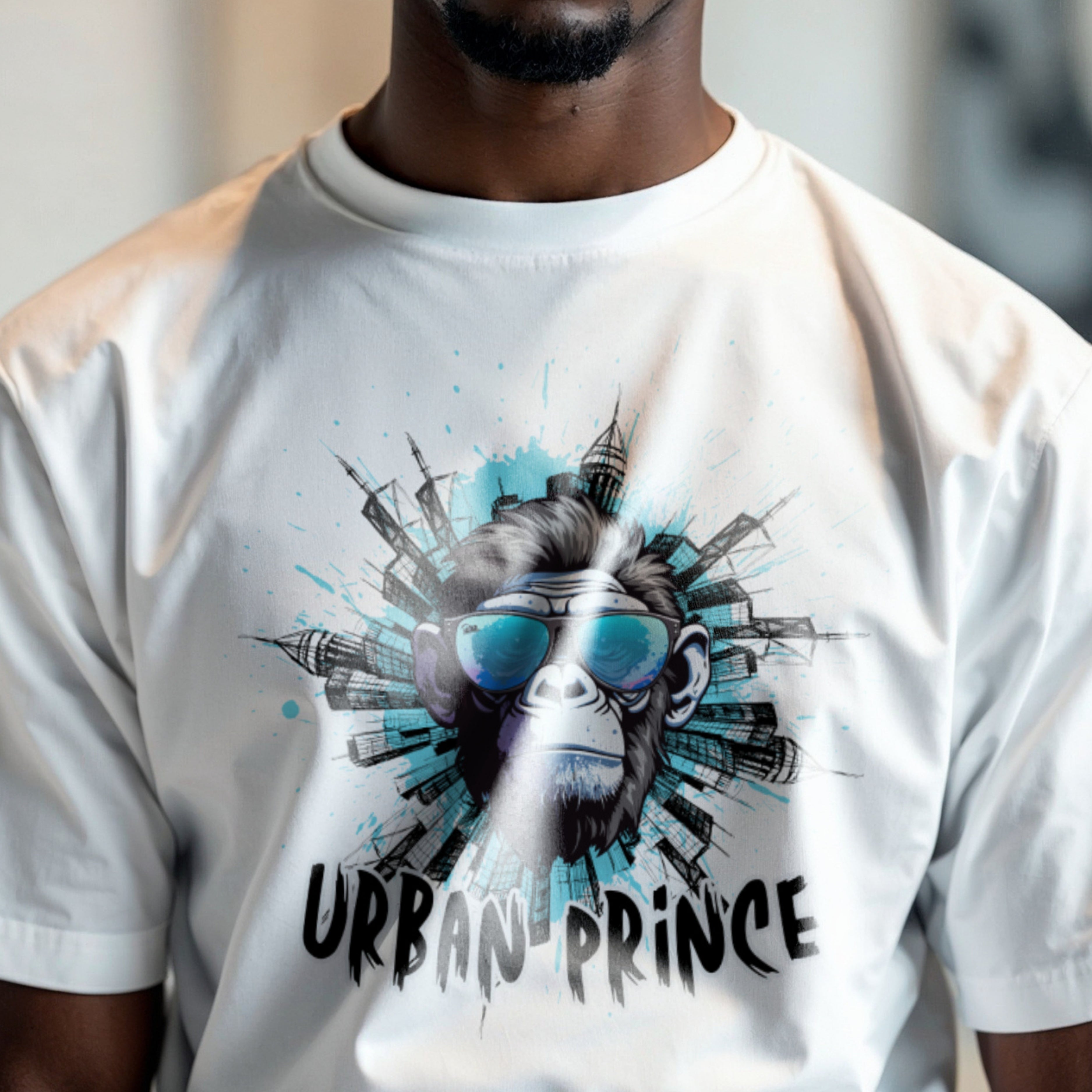 Urban Prince - Cool Monkey Street Royalty Statement Artwork