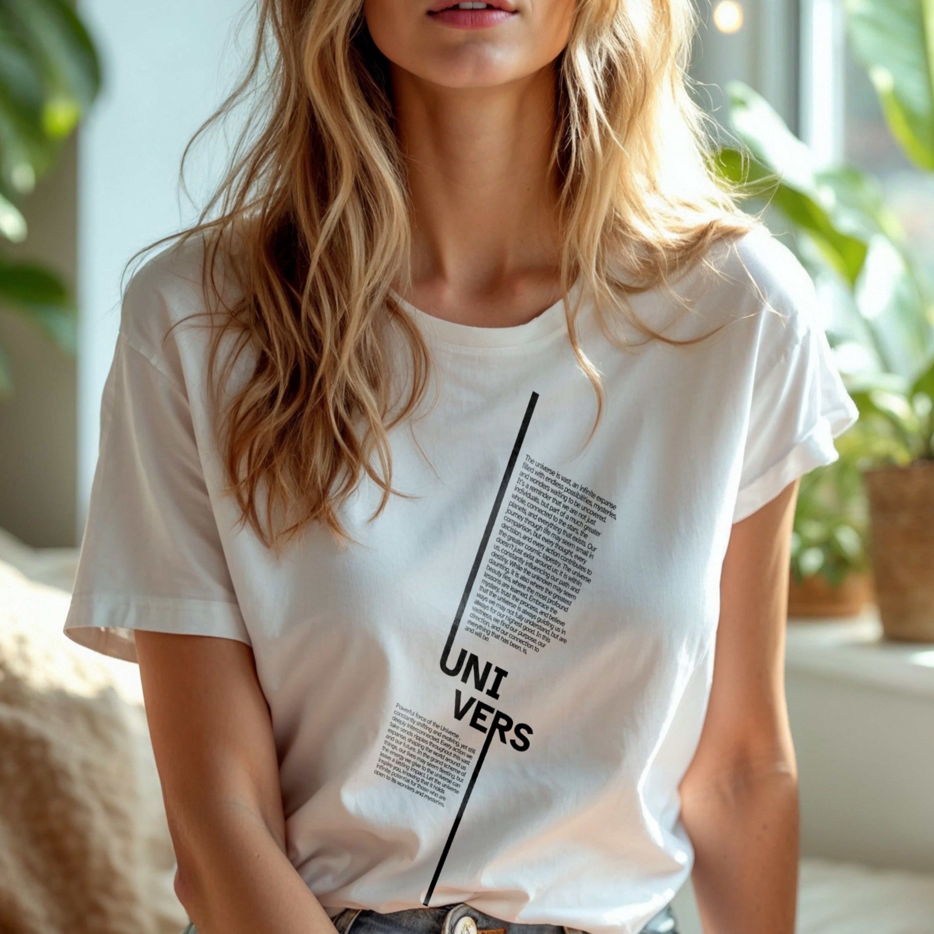 Uni Vers - Contemporary Typography Philosophy Exploration Statement Artwork