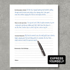 Camping Journal & RV Travel Logbook Sheets x2