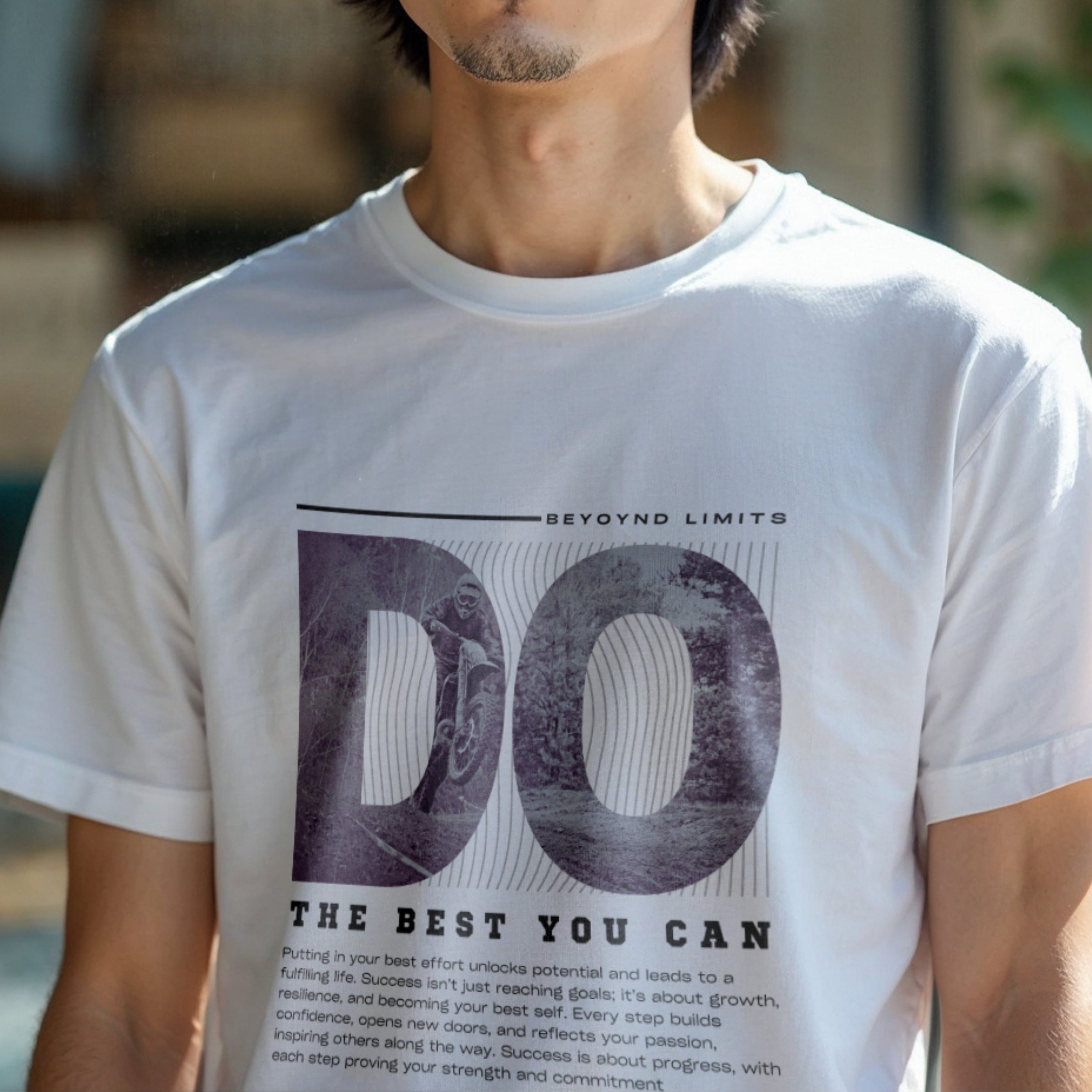 Do The Best You Can - Beyond Limits Motivational Philosophy Statement Artwork