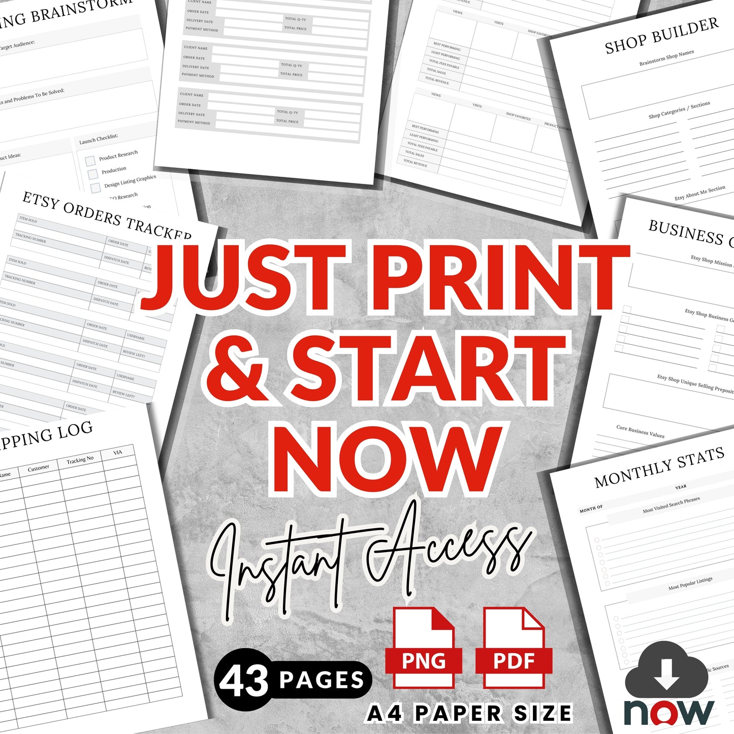 Etsy Shop Planner Bundle