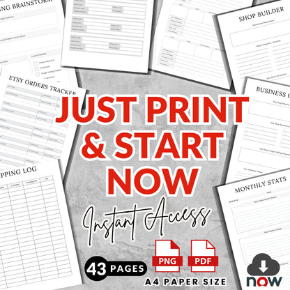 Etsy Shop Planner Bundle