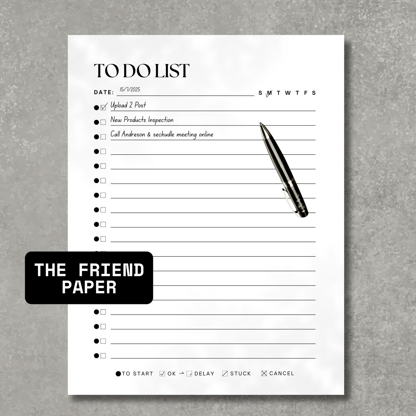 To Do List PDF