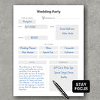 Wedding Party Planner