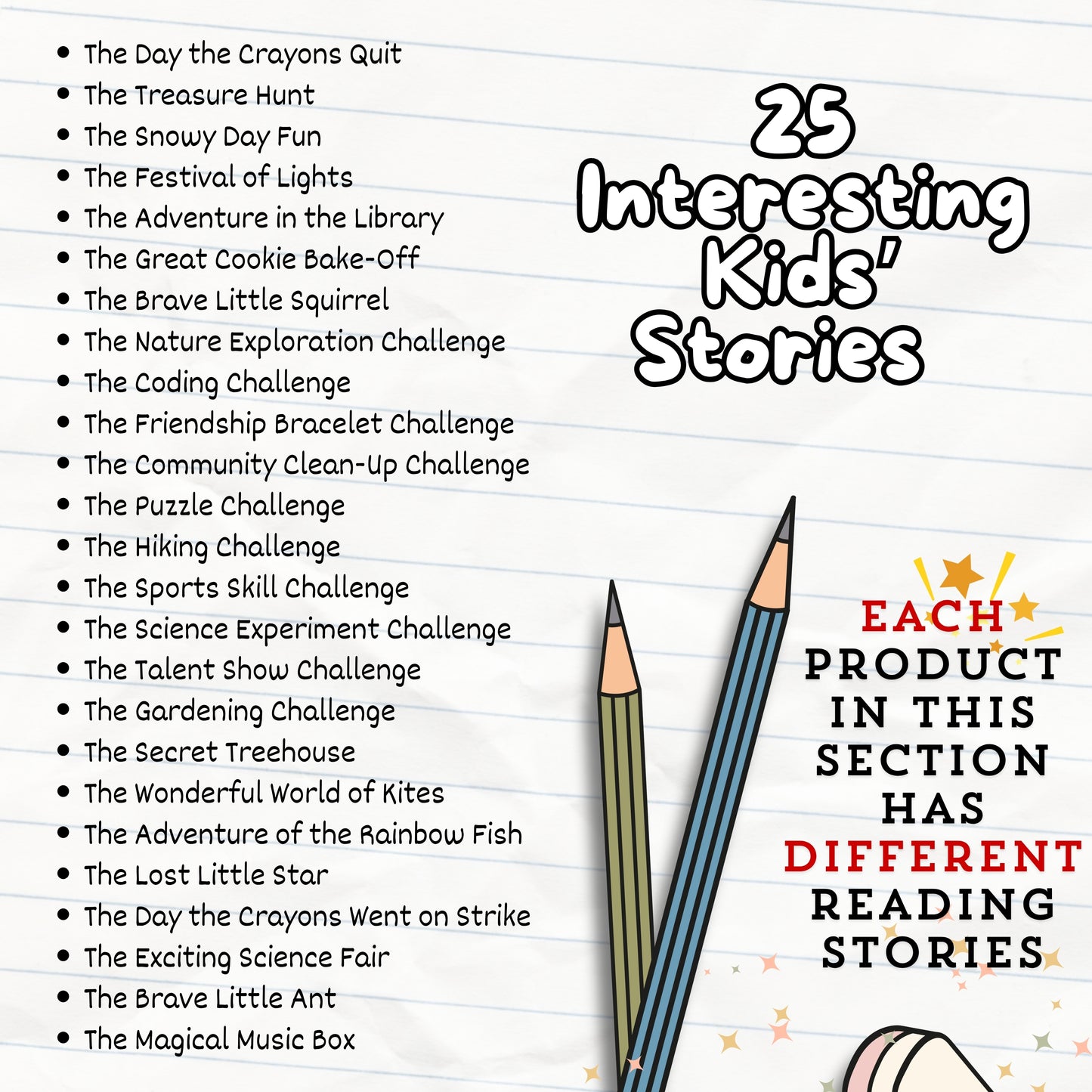 25 Different Stories Patch #15