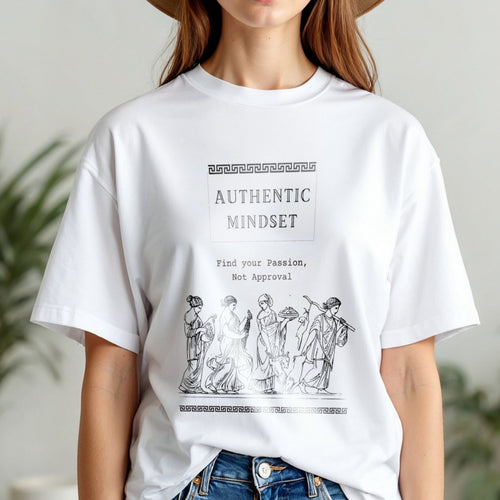 Authentic Mindset Find Your Passion Not Approval - Greek Philosophy Statement Artwork