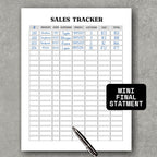 Product's Code Sales Tracker