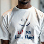 Let My Smile Shine - Positive Vibes Happiness Statement Artwork