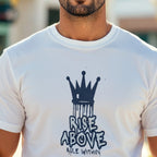 Rise Above Rule Within - Crown Dripping Motivational Statement Artwork