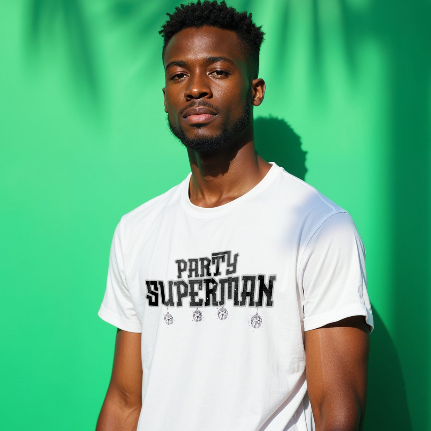 Party Superman - Disco Ball Celebration Statement Artwork