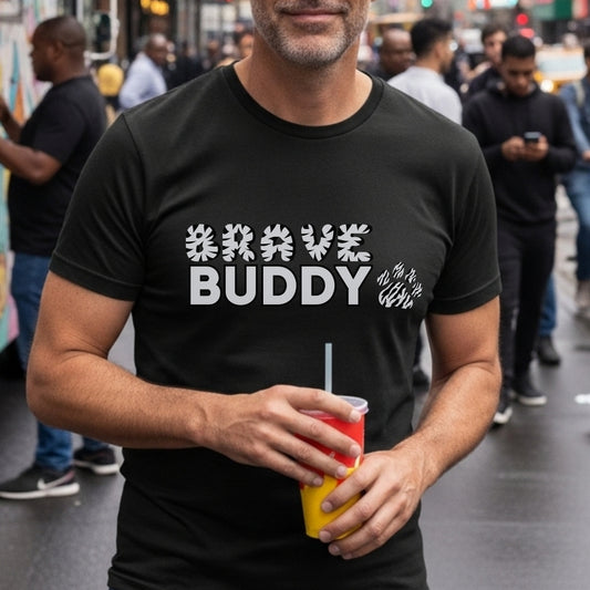 Brave Buddy - Tiger Stripe Motivational Statement Artwork