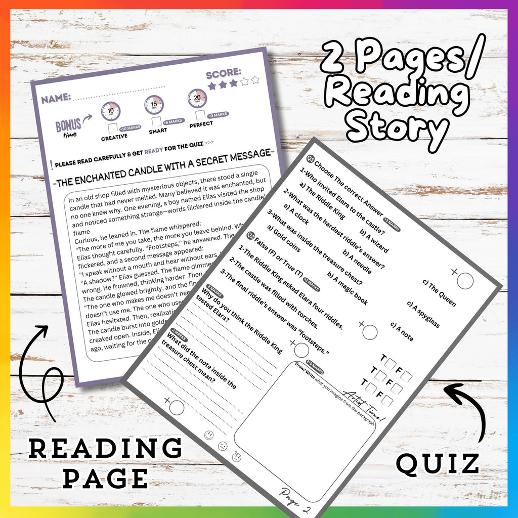 Riddles Reading Stories