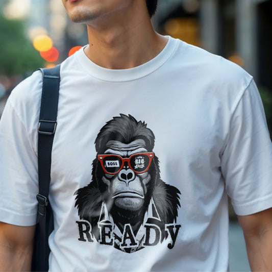 Ready Boss Big Boss - Cool Gorilla Sunglasses Statement Artwork