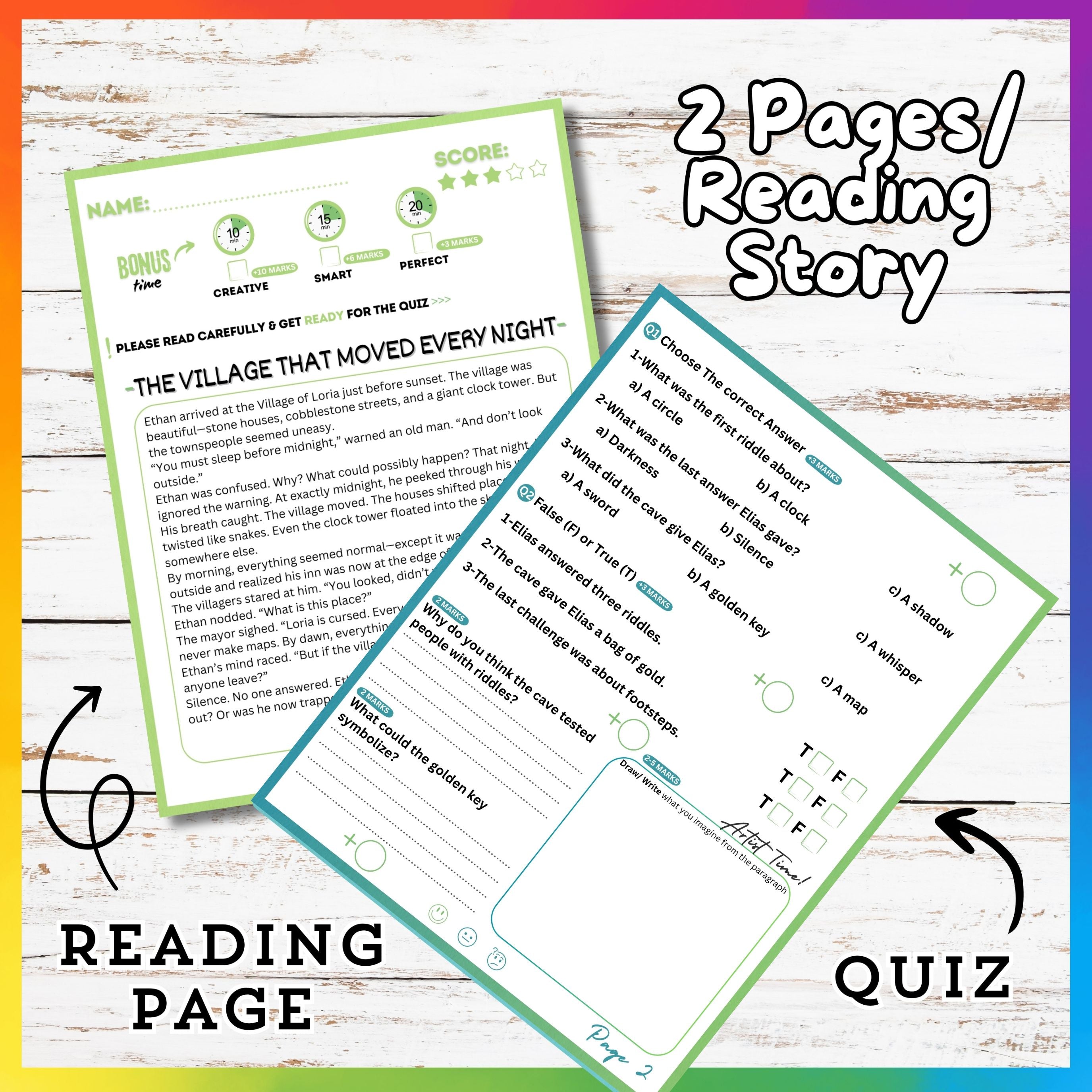 Enigmas Reading Stories