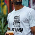 Power Improving - Truck Driver Motivational Progress Artwork