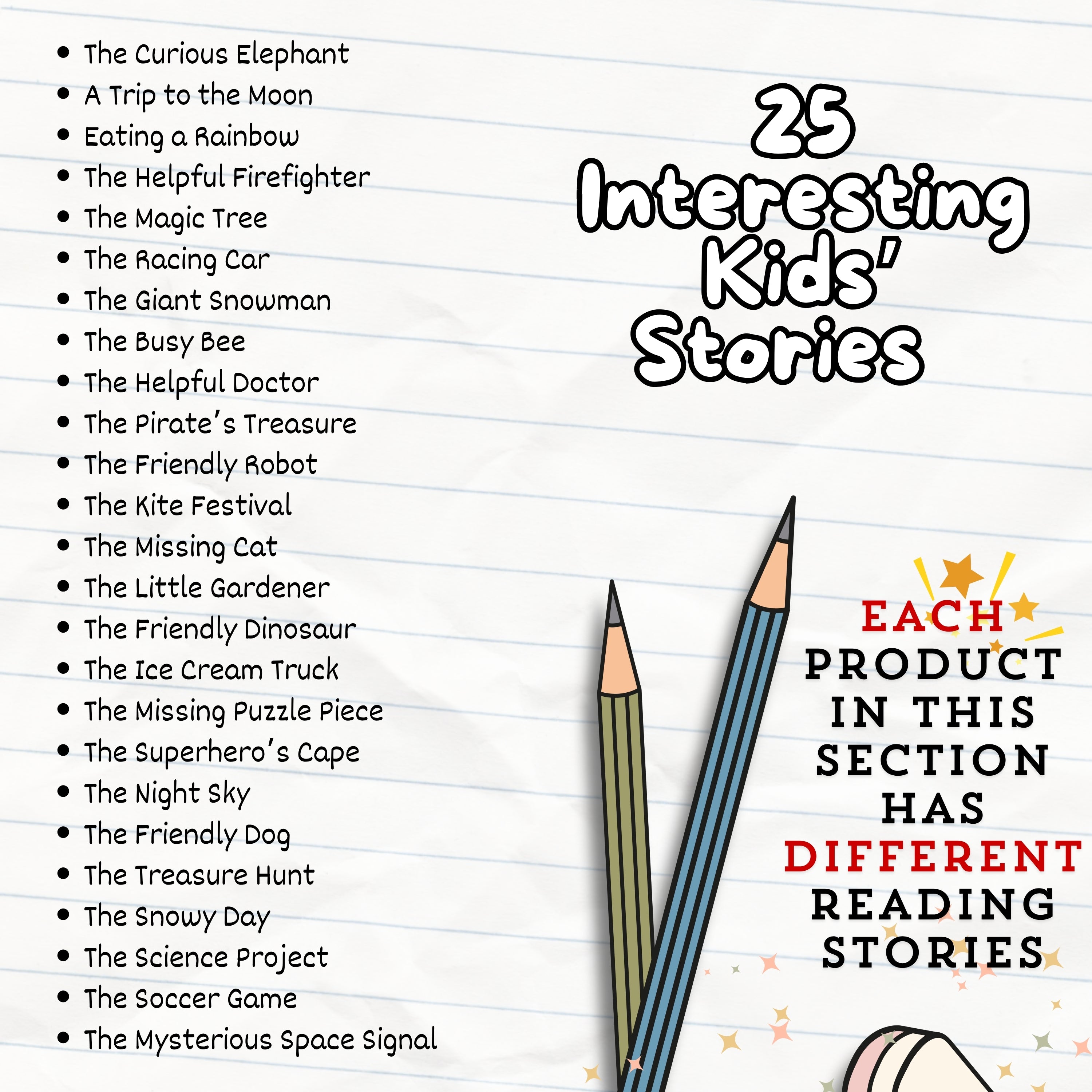 25 Different Stories Patch #11