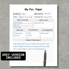 Kids Daily Journal PDF x2 Colors