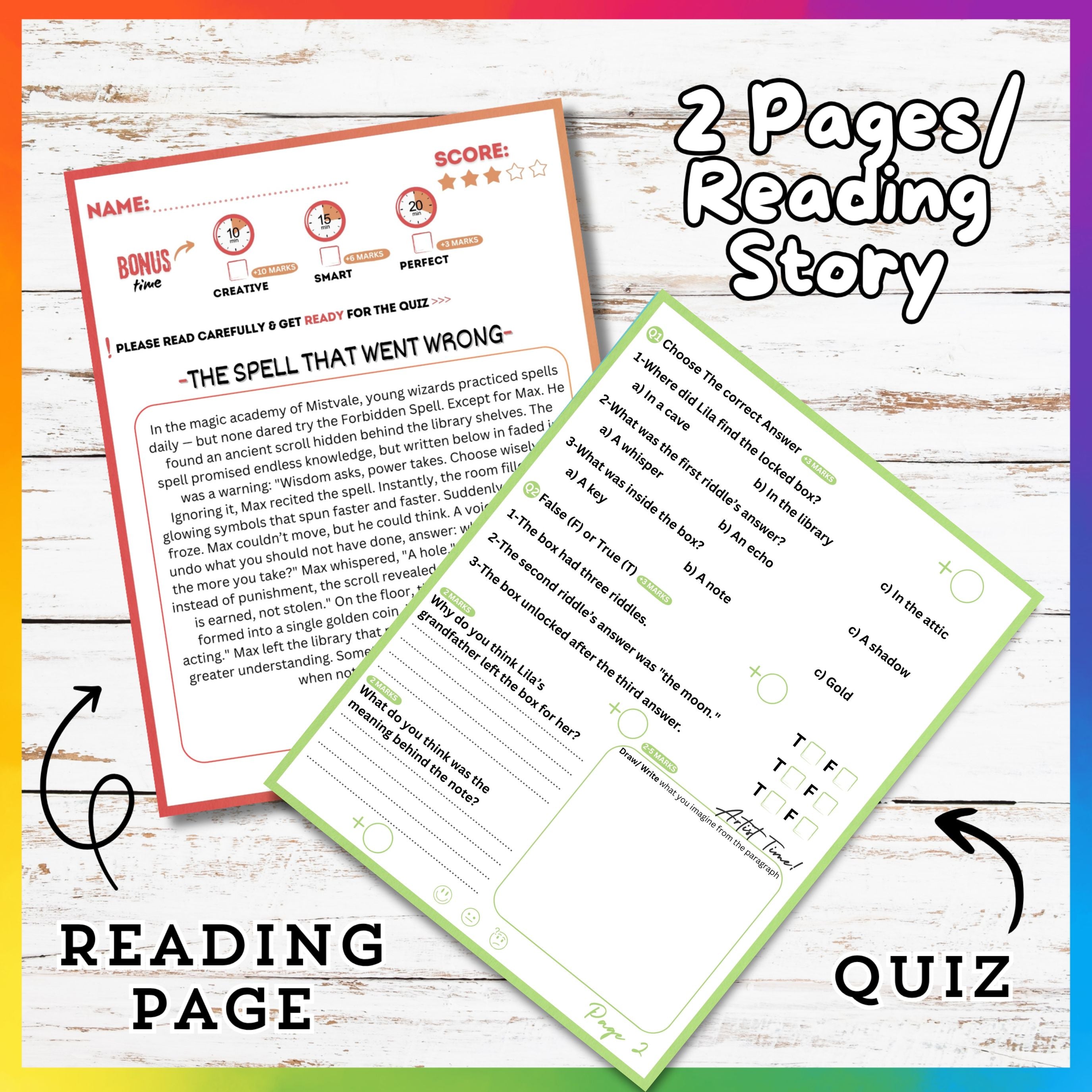 Fantasy Reading Stories