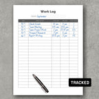 Work TIme Log Planner