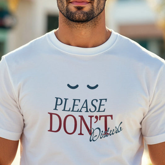 Please Don't Disturb - Peaceful Introvert Statement Artwork