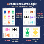 Shapes and Colors Flashcards