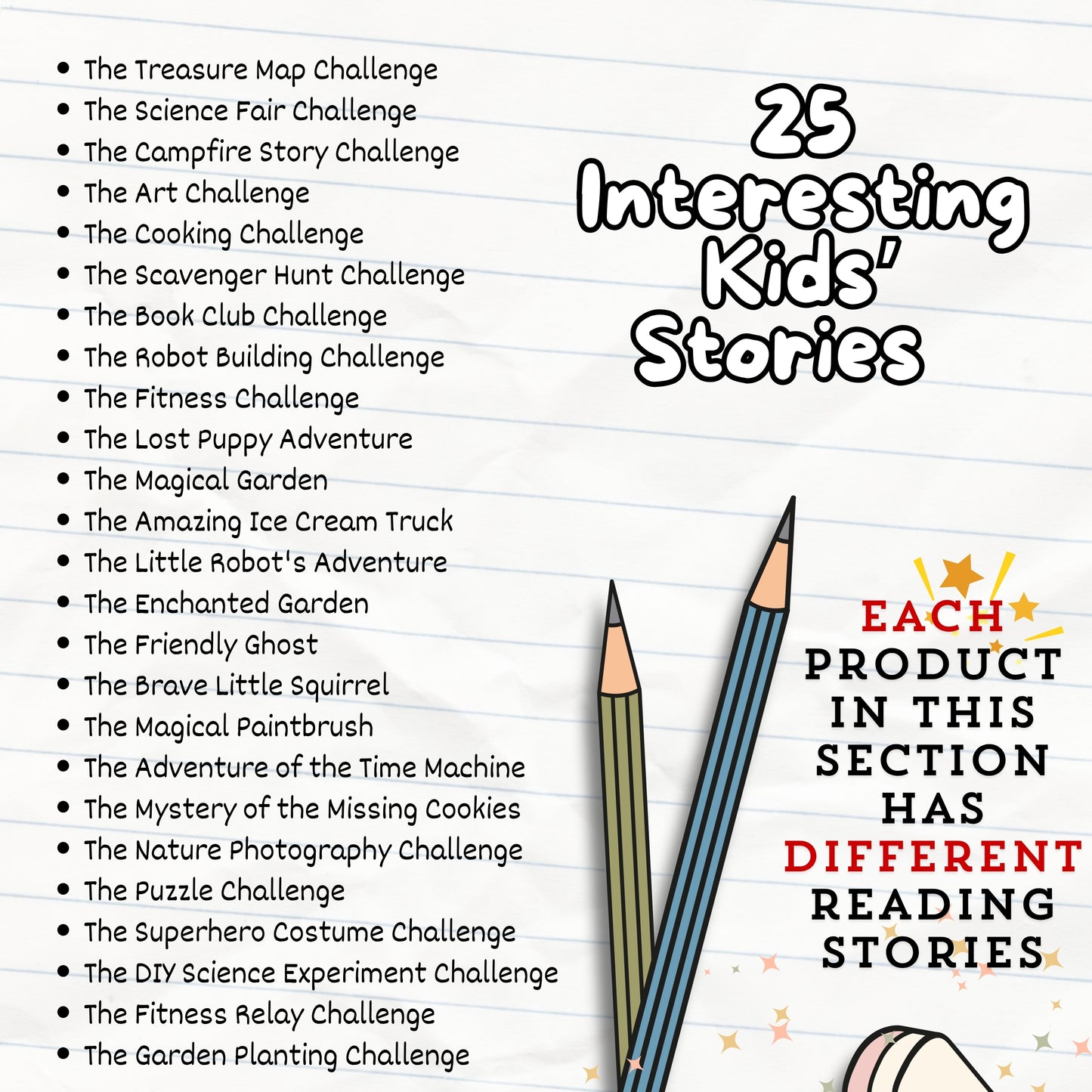 25 Different Stories Patch #18