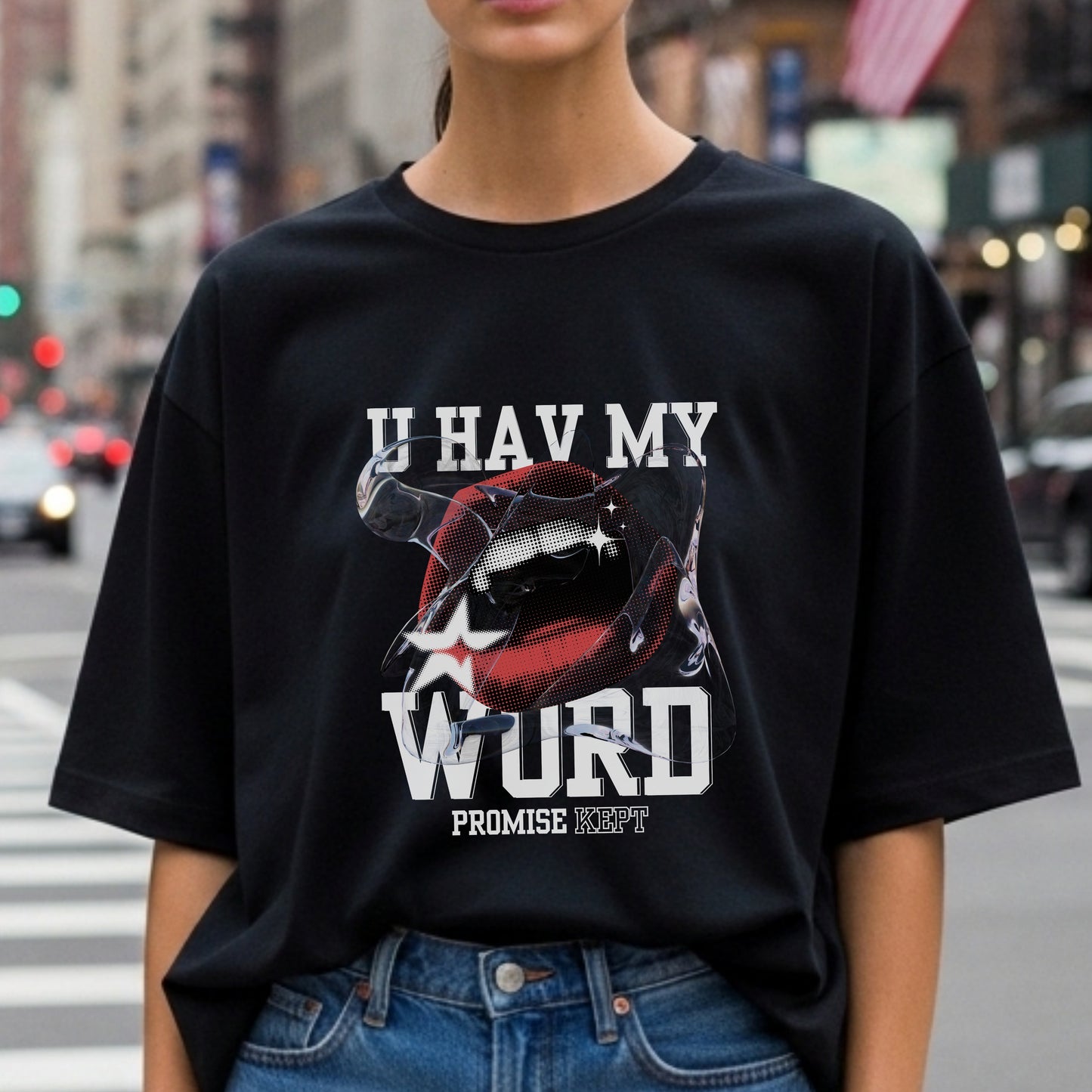 U Hav My Word Promise Kept - Astronaut Integrity Commitment Trust Statement Artwork