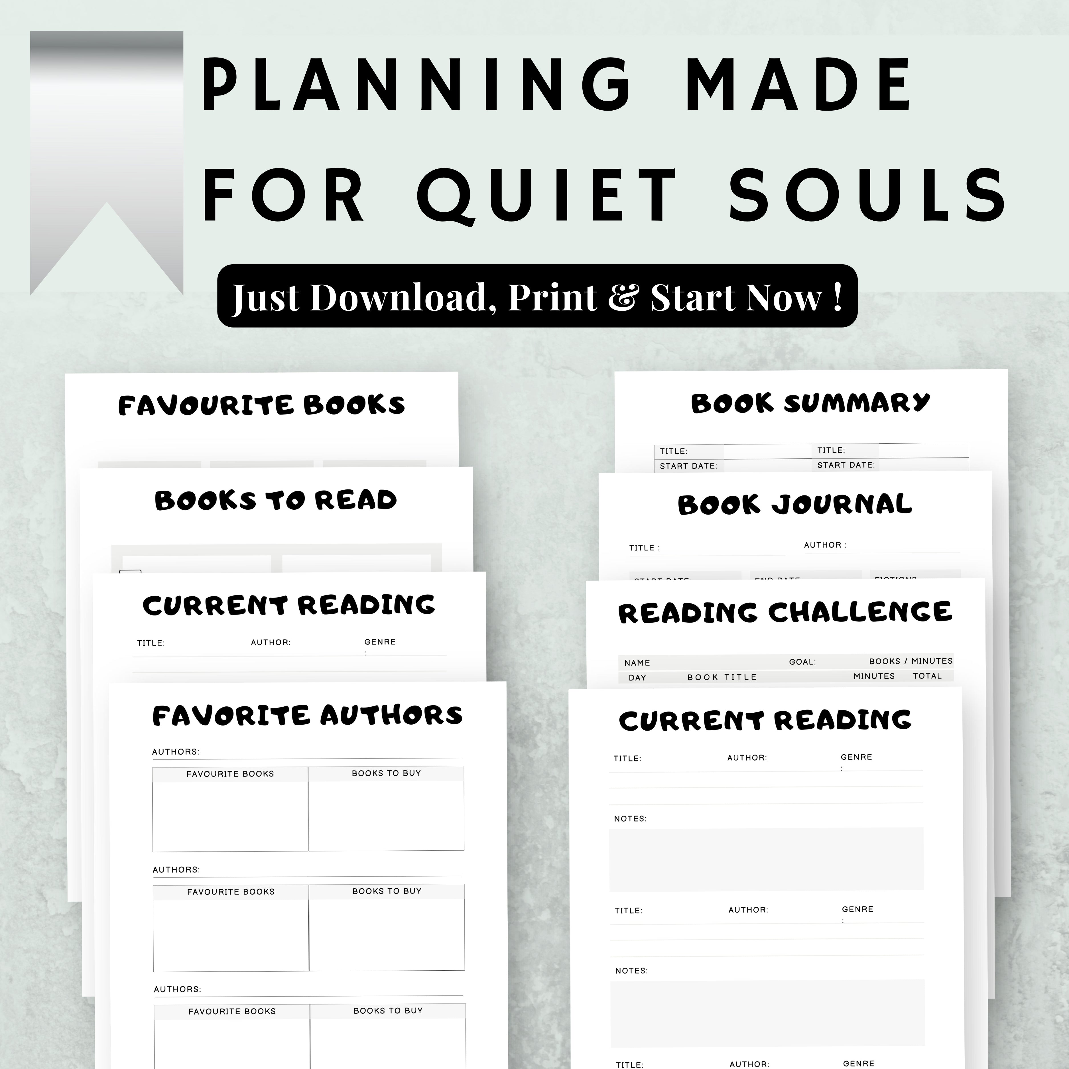 Reading Planner & Tracker
