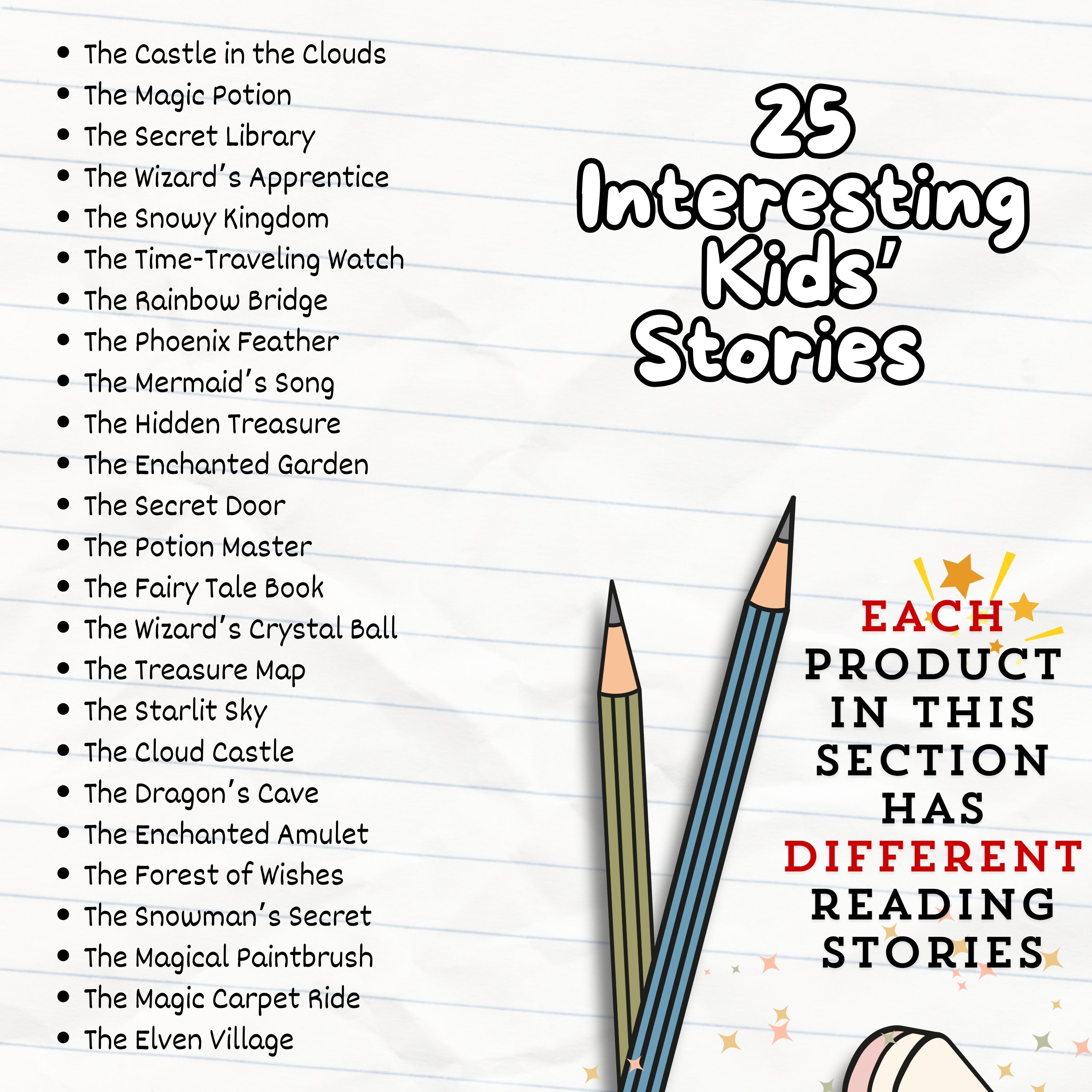 25 Different Stories Patch #10