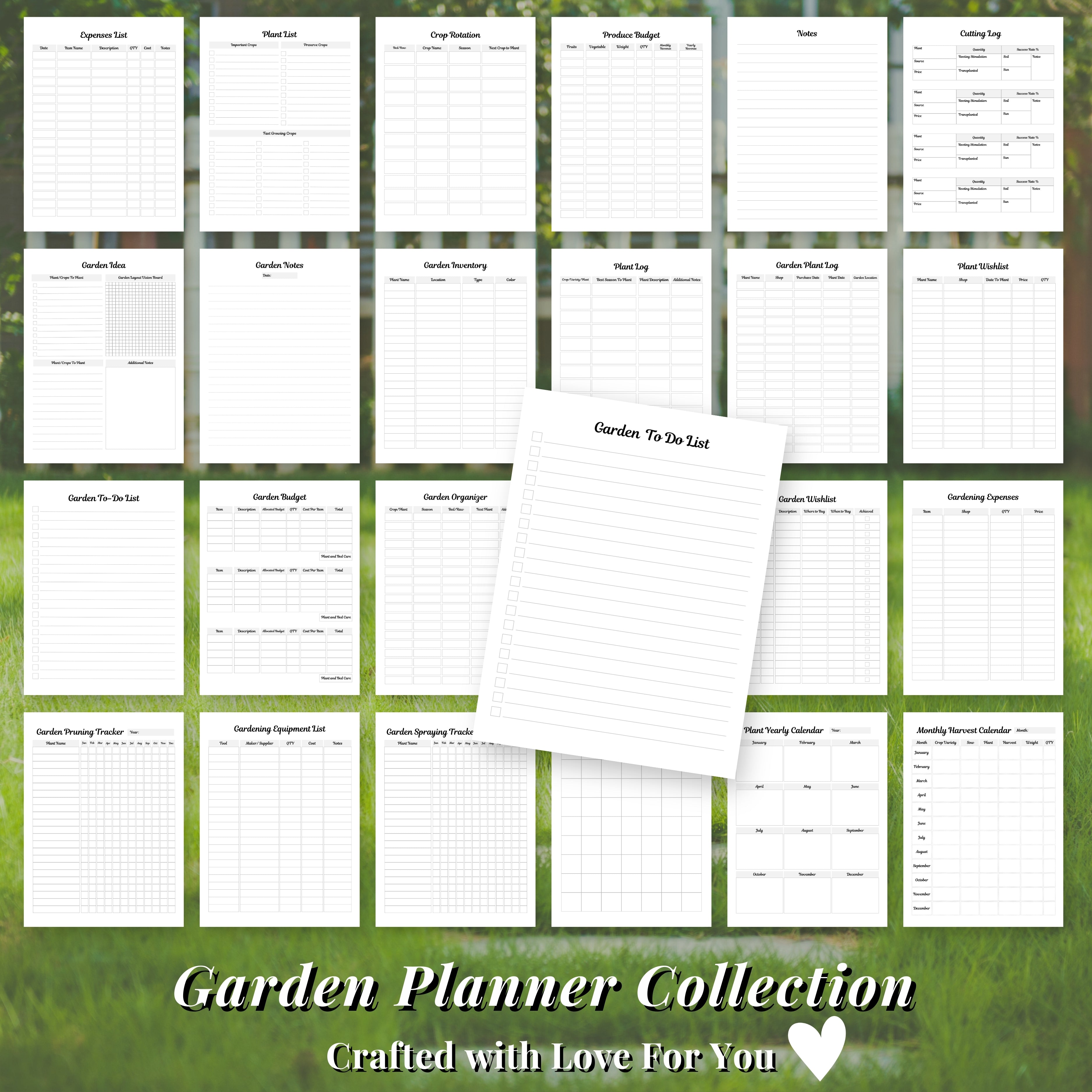 Home Garden Planner Bundle