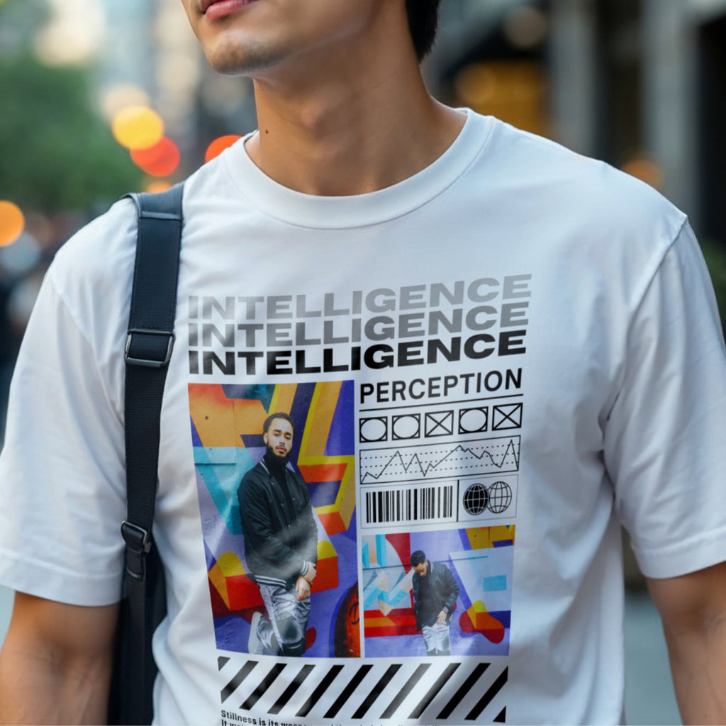 Intelligence Perception - Urban Streetwear Philosophical Statement Artwork