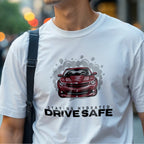 Staying Hydrated Drive Safe - Car Enthusiast Safety Statement Artwork