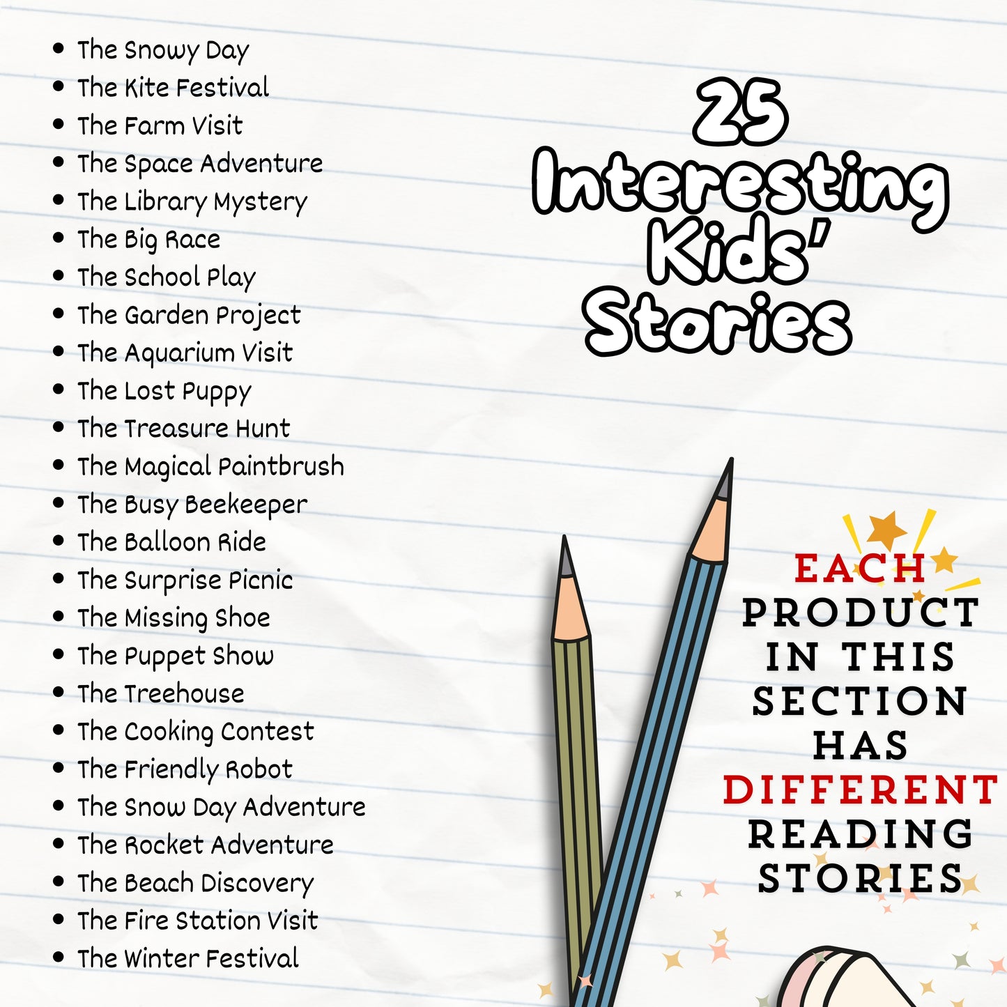 25 Different Stories Patch #6