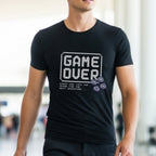 Game Over Every End Lies The Spark For Next Adventure - Retro Gaming Statement Artwork