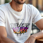 Just Like Beast - Bold Gradient Motivational Statement Artwork