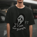 Why So Serious ?! - Horror Comedy Scream Face Statement Artwork