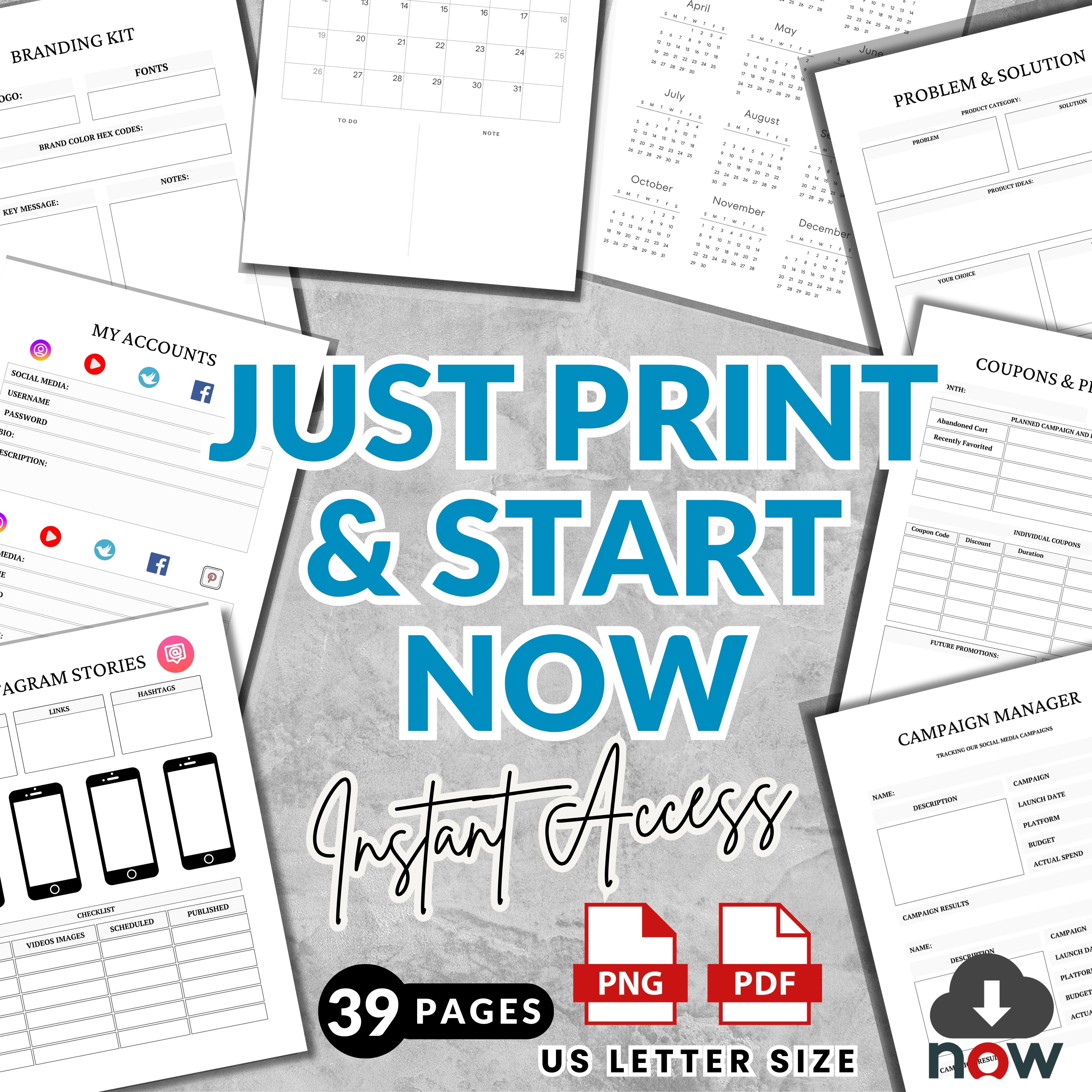 Online Marketing Planner Bundle 2026