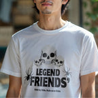 Legend Friends Side By Side Rule and Ride - Skull Spider Statement Artwork