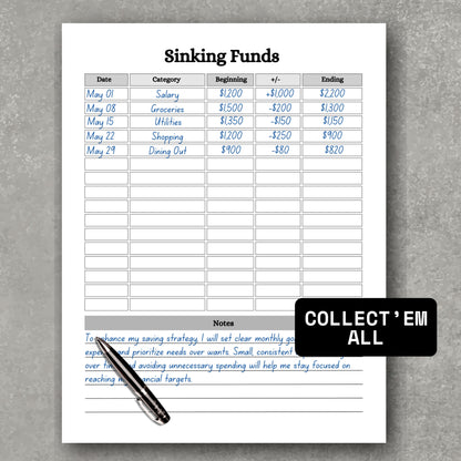 Sinking Funds Tracker
