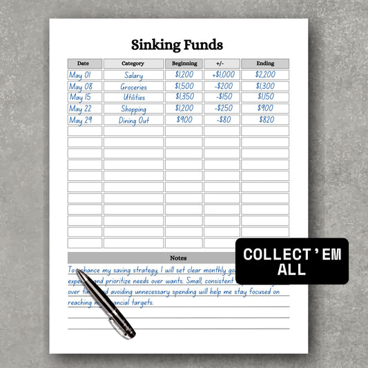 Sinking Funds Tracker