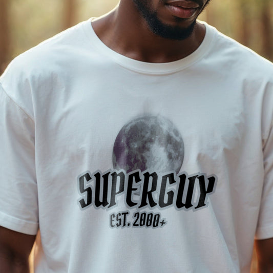 Superguy Est. 2000+ - Moon Vintage Statement Artwork