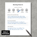 Morning Check In Habbit Sheet