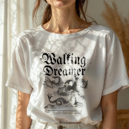 Walking Dreamer - Medieval Gothic Ocean Dreams Action Statement Artwork