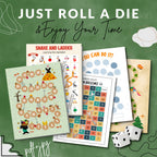 7 Roll A Die Race Paper Games