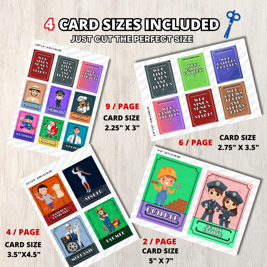 JOBS - WHO IS ?! Flashcards