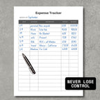 Expenses Tracker PDF