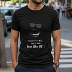 Legends Aren't Born They're Made Just Like Us - Motivational Statement Artwork